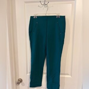Chico’s Slim Ankle Pants – Teal Green (Size 0.5 / US 6)